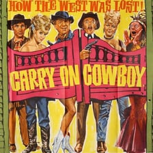 A poster from the British Carry On comedy-film series