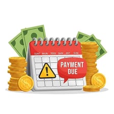 A bill showing that payment is due