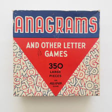 Letter tiles being rearranged from TRIANGLE to INTEGRAL