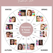A palette showing many different colour shades