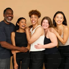 A group of people representing everyone collectively.