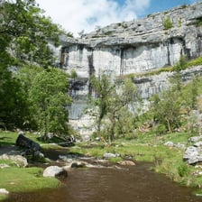 A view of the River Aire in Yorkshire