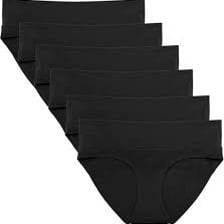 A pair of folded cotton underpants.