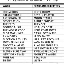 A simple educational illustration showing the letters of PLEASE rearranged to form ASLEEP