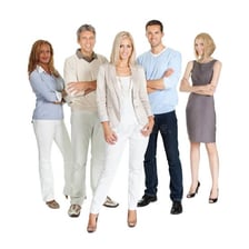 A group of adults standing together