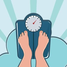 An illustration about excessive body weight and health