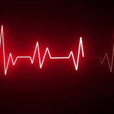 A visual representation of a rhythmic pulse