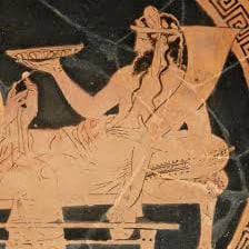 Classical-style artwork depicting the underworld of Greek mythology