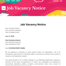 A notice advertising employment positions.
