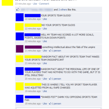 Two opposing sports teams facing each other before a match