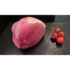 A cured gammon joint of pork ready to be cooked