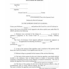 A formal legal document representing a court writ