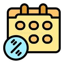 A calendar illustration representing events happening frequently