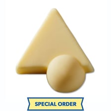 A pat of butter on a plate