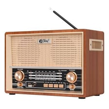 A vintage tabletop radio receiver