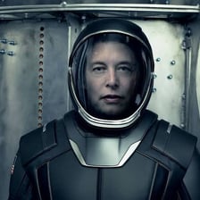 Elon Musk associated with SpaceX.