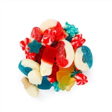 An assortment of colourful American candy