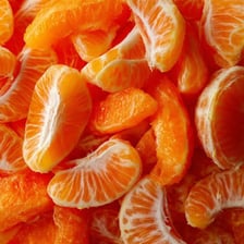 A single segment separated from an orange