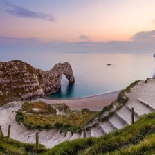 A coastal landscape in Dorset, England