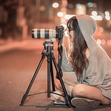 A candid photograph taken as a snapshot.
