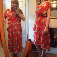 An unfashionable, plainly dressed outfit