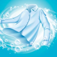 A freshly washed white shirt
