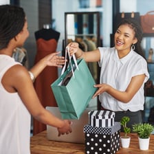 A shop interior where goods are sold directly to customers