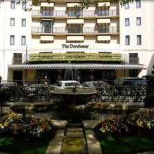 The exterior of The Dorchester hotel in London