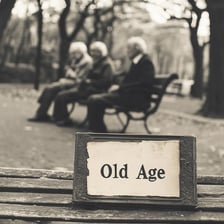 People reminiscing while looking at old photographs