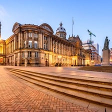 A recognizable view of Birmingham city centre