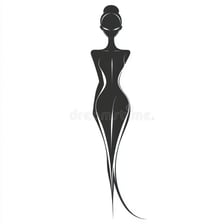 A slender, elegantly dressed figure