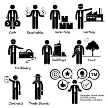 Illustration representing a valuable business resource or advantage