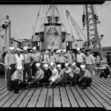 A sailor serving as a crew member aboard a ship.