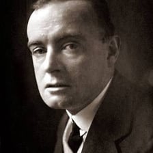 A portrait of the writer Saki, also known as Hector Hugh Munro