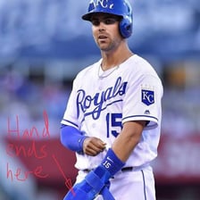 A baseball player wearing a fielding mitt