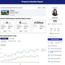 A property valuation scene representing market value.