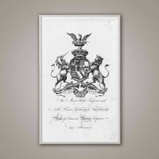 An illustrated noble estate associated with an English earldom.