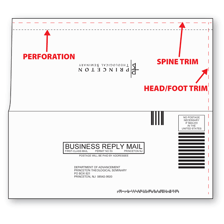 An envelope or postal label marked reply paid.