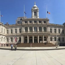 A civic building representing municipal government.