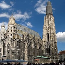 Vienna skyline featuring St Stephen’s Cathedral