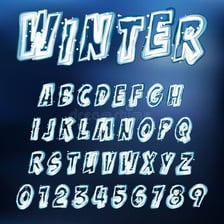 A conceptual illustration of icy surroundings enclosing a small party symbol.