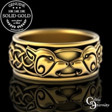 Two wedding rings symbolising marriage