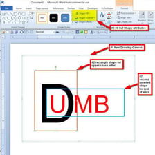 A simple educational illustration showing letters inserted into a word