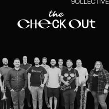 A group of nine musicians performing together