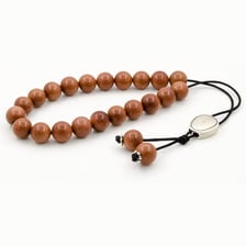 A strand of Greek worry beads.
