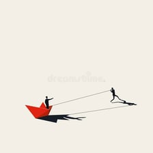 A conceptual business image showing someone taking advantage of an opportunity.