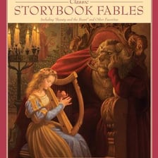 An illustrated page from a storybook.