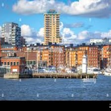 Waterfront view of Gothenburg in Sweden