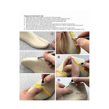 A shoemaker repairing the heel of a shoe on a wooden last.