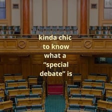 Lawmakers debating legislation in a parliamentary chamber